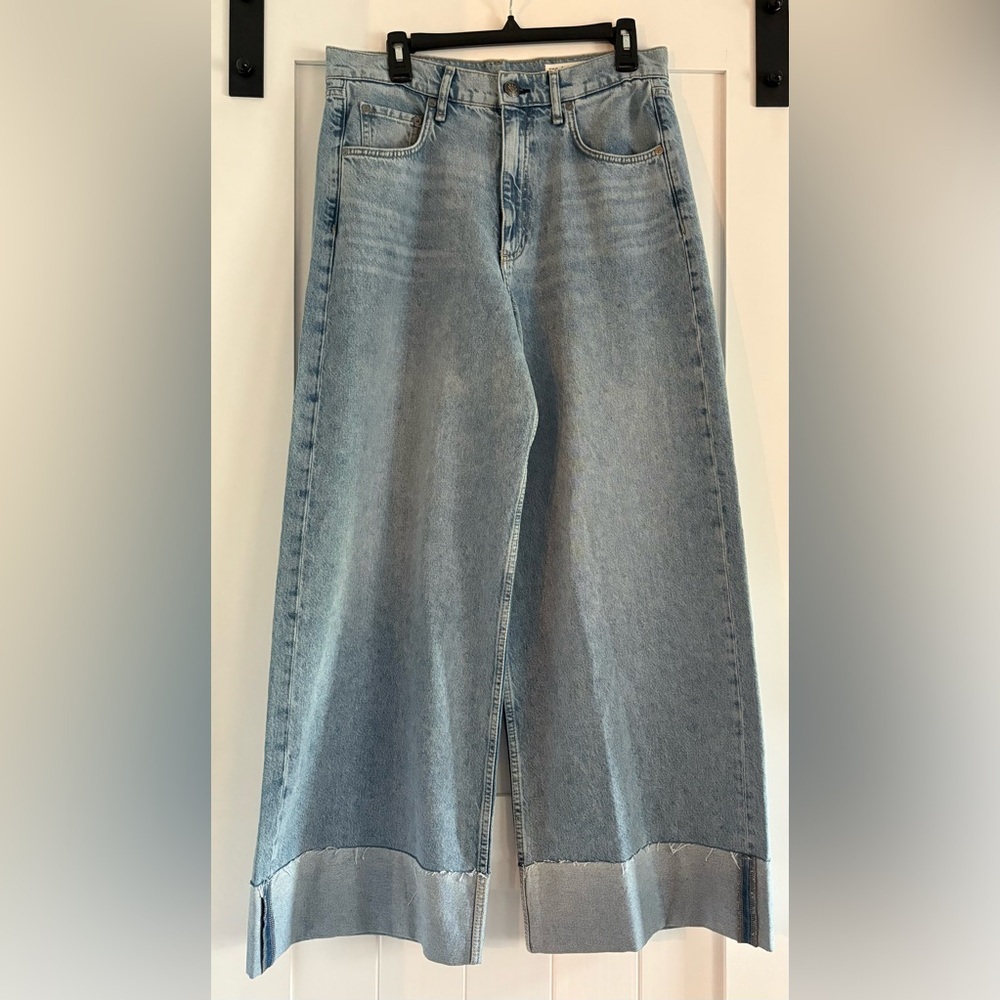 Rag & Bone Sofie High-Rise Ultra Wide Crop Jeans